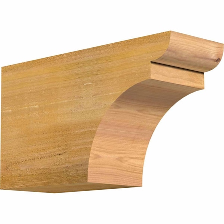 Ekena Millwork Yorktown Rough Sawn Rafter Tail, Western Red Cedar, 6"W x 10"H x 18"L RFT06X10X18YOR00RWR